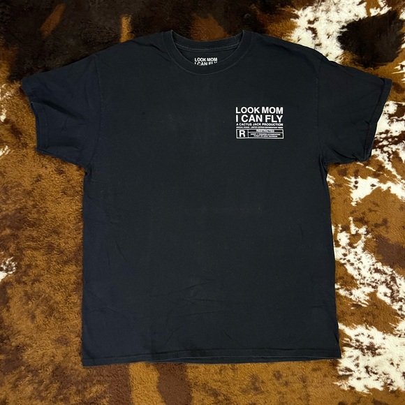 Travis Scott Look Mom I Can Fly Tee - Black L - Picture 2 of 5